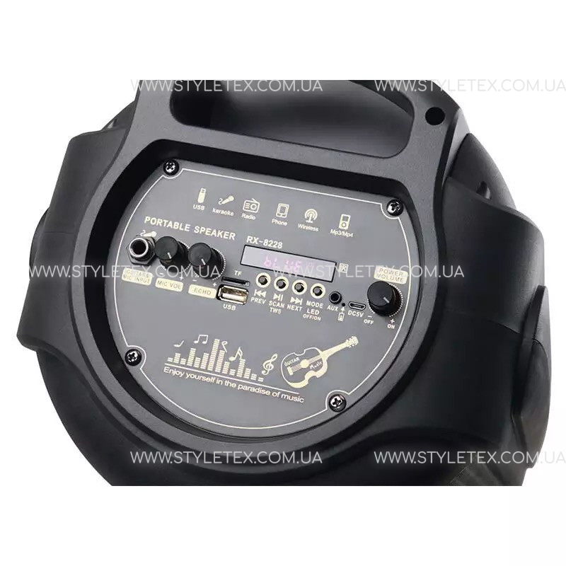 3641155714_kolonka-muzykalnaya-portativnaya.jpg Колонка музична портативна Bluetooth RX-8228