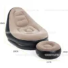 Надувне крісло з пуфом-підставкою для ніг AIR SOFA - НФ-00008783