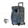Акустична переносна колонка ZXX-7373 400Вт 12" 53х35х28см USB/TWS/SD/REC/LED/EQ/FM/BT/MIC/ДК