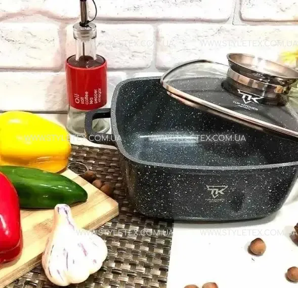 6243287782_w640_h640_kastryulya-kazan-s-kryshkoj Кастрюля з литого алюмінію 4.5 л Top Kitchen TК-00055