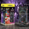 Акустична переносна колонка ZXX-5515 80Вт 2x8" 74х34х30см USB/TF/REC/LED/EQ/FM/BT/MIC/ДК