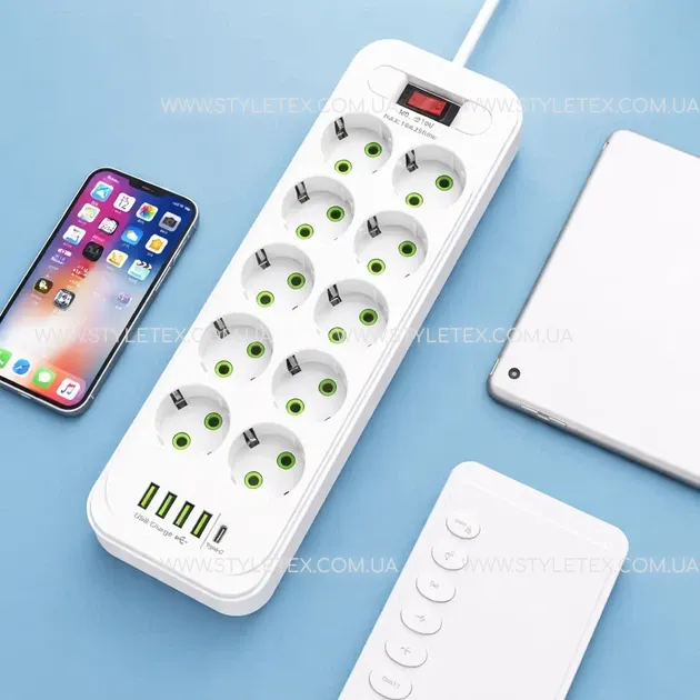 Мережевий подовжувач Power Socket D10