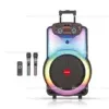 Акустична переносна колонка ZXX-1520 120Вт 1x15" 66х34х33см USB/TWS/TF/REC/LED/EQ/FM/BT/2MIC/ДК