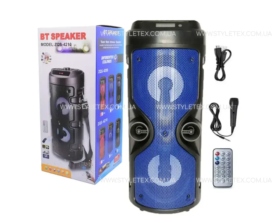 7006627271_kolonka-muzykalnaya-portativnaya.webp Колонка музична портативна Bluetooth ZQS-4210