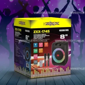 7092497843_akusticheskaya-perenosnaya-kolonka.webp Акустична переносна колонка ZXX-1745 60Вт 8" TWS/FM/USB/TF/BT/LED/ДК/2MIC