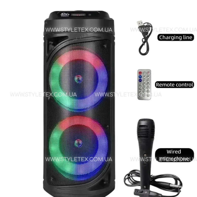 Колонка музична портативна Bluetooth ZQS6212