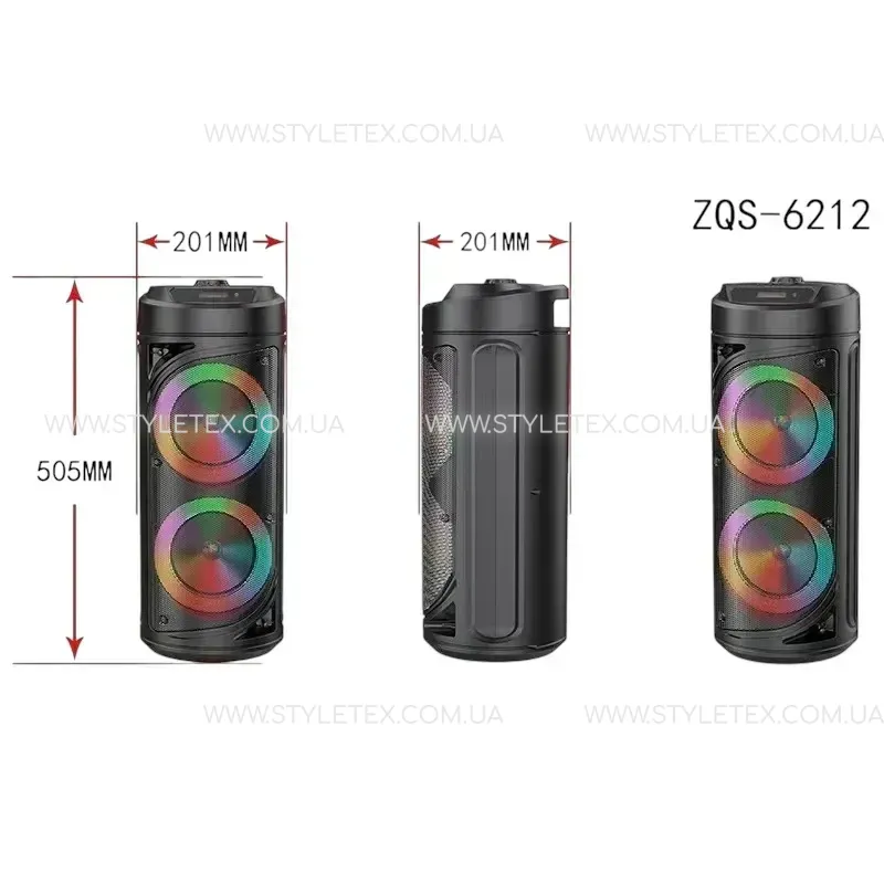 Колонка музична портативна Bluetooth ZQS6212