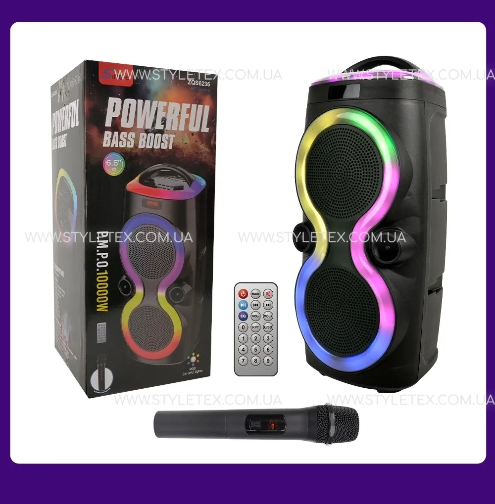 7098690533_kolonka-muzykalnaya-portativnaya.webp Колонка музична портативна Bluetooth ZQS6236