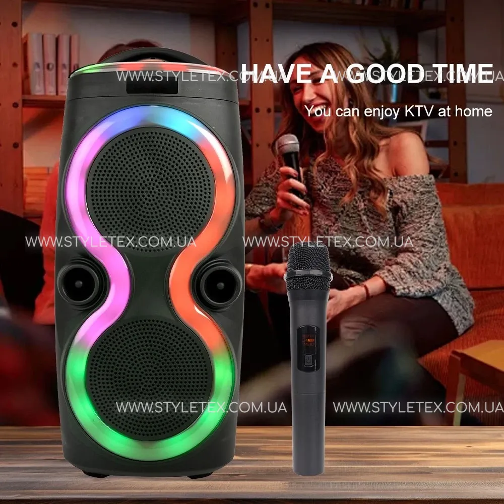 7098690537_kolonka-muzykalnaya-portativnaya.webp Колонка музична портативна Bluetooth ZQS6236