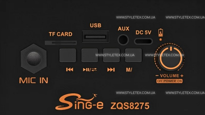 Колонка музична портативна Bluetooth ZQS8275