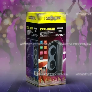 7212596040_akusticheskaya-perenosnaya-kolonka.webp Акустична переносна колонка ZXX-8830 80Вт 2x10" TWS/FM/USB/TF/BT/LED/REC/ДК/2MIC