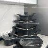 Набір посуду Edenberg 10 предметів з мармуровим покриттям EB-12912