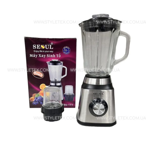 Blender kukhonnyy Seoul TSU-111 c kofemolkoy 400 Vt-750x750 Блендер 2в1 з кавомолкою Zepline TSU-111