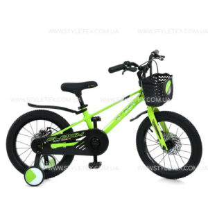 Велосипед дитячий 16 дюймів PROF1 MB 1683 NEON GREEN