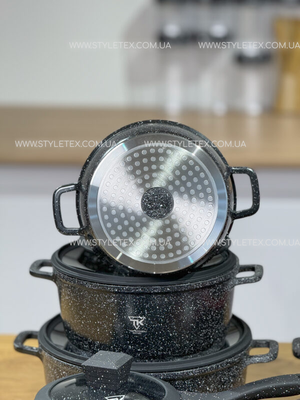 Набір каструль із гранітним антипригарним покриттям Top Kitchen ТК-00050L