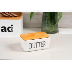 Маслянка керамічна "BUTTER" з бамбуковою кришкою Bona Di 304-027