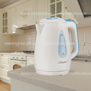 Classic cream colored kitchen closeup Електрочайник 1.7 л Maestro MR-031