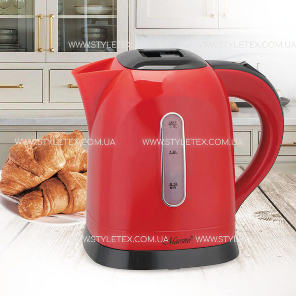 MR034red-preview96dpi Електрочайник 1.5 л Maestro MR-034
