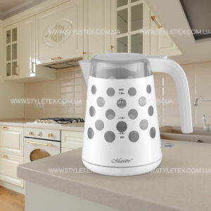 Classic cream colored kitchen closeup Електрочайник 1.7 л Maestro MR-045