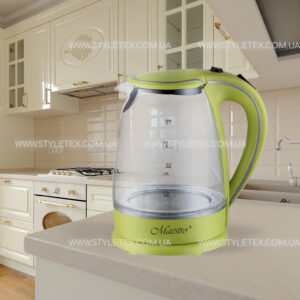 Classic cream colored kitchen closeup Електрочайник 1.7 л Maestro MR-064