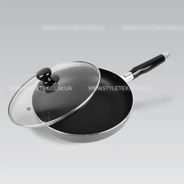 Сковорода з кришкою 18 см, 22 см, 24 см, 26 см, 28 см Maestro MR-1200-18