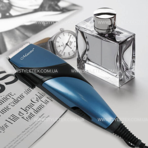 Машинка для стрижки волосся Maestro MR-655C-BLUE