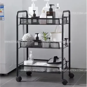 pol_pl_regal-mobilny-na-kolkach-wozek-kuchenny-3-polki-czarny-szafka-polka-kuchni-ruhhy-11393_3 Етажерка на колесах 64207