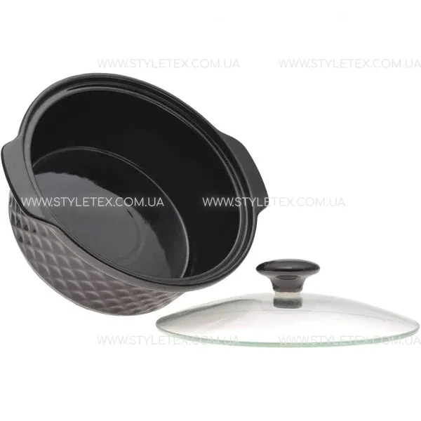shopping (1) Марміт керамічний круглий Kamille KM-6425