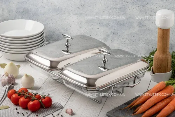 shopping (3) Марміт подвійний із жароміцного скла Edenberg EB-1444