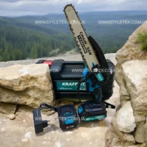 Акумуляторна ланцюгова пилка з індикатором масла Chain Saw 6'' KRAFFTEC - НФ-00008827