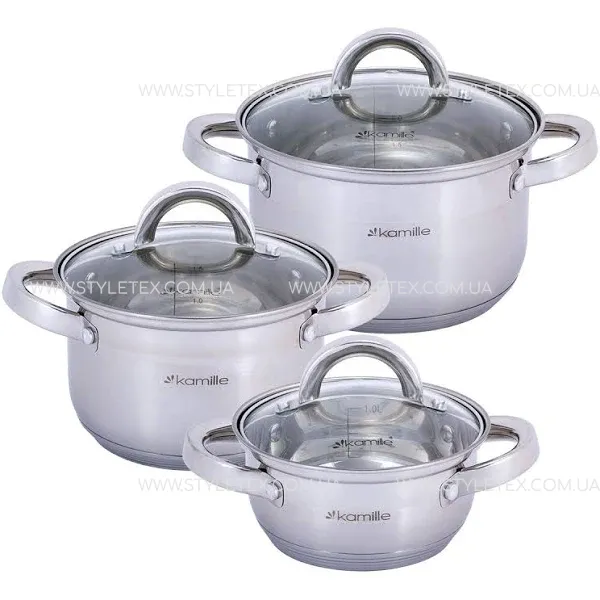 shopping Набір каструль 6 предметів Kamille KM-5628S