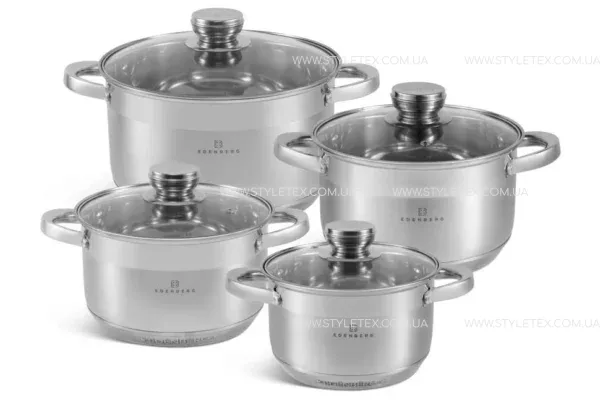 shopping (6) Набір посуду з нержавіючої сталі Edenberg EB-3708