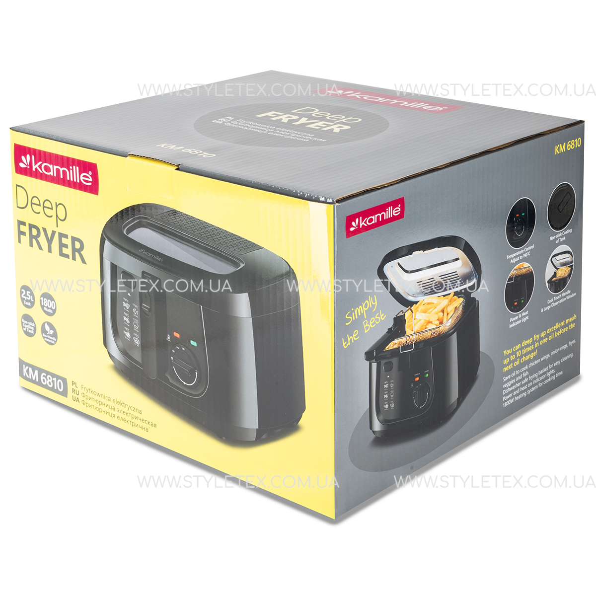 Фритюрниця 2.5 л Kamille KM-6810